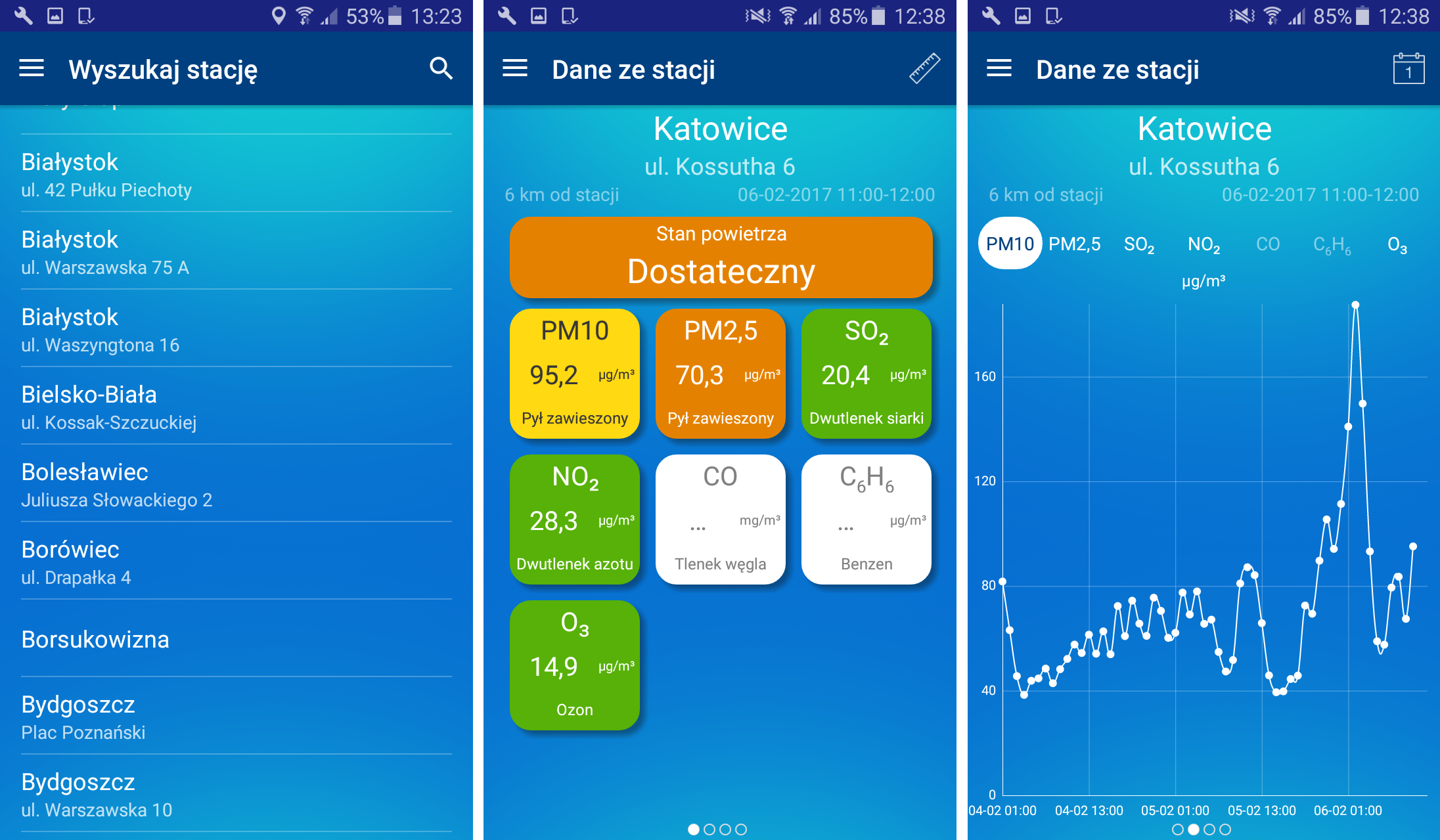 aplikacje mobilne kontra smog